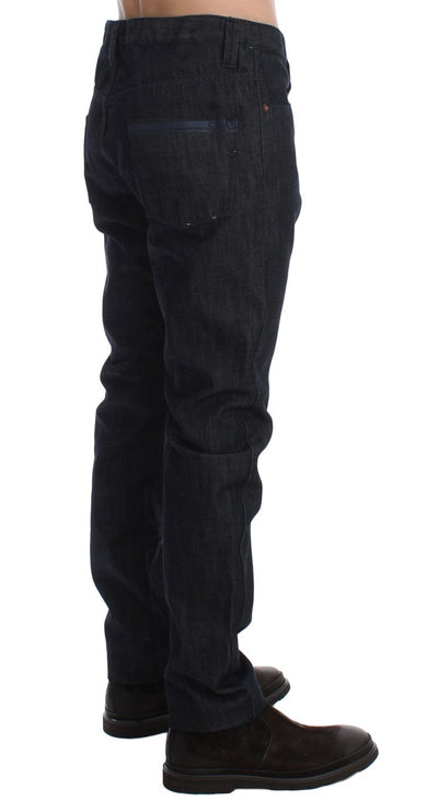 Blue Regular Fit Cotton Denim Jeans