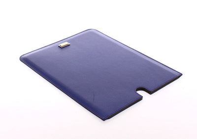 Blue Leather iPAD Tablet eBook Cover