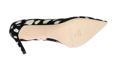 Blue White Stiletto Heels Pumps Shoes