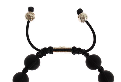 CZ Black Matte Onyx 925 Silver Bracelet