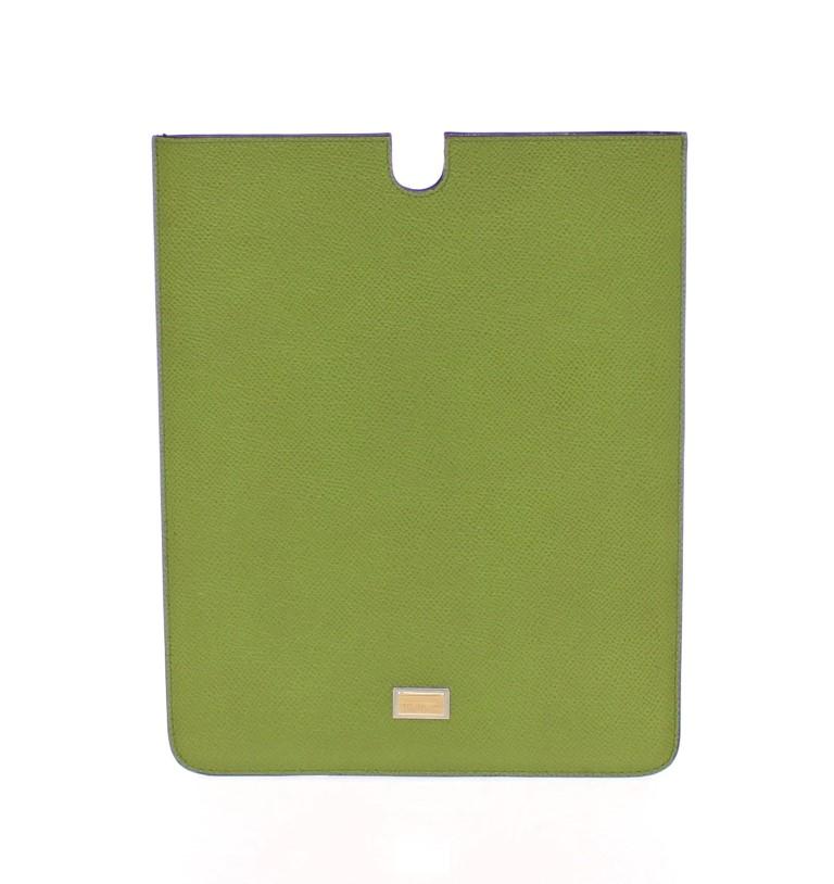 Green Leather iPAD Tablet eBook Cover
