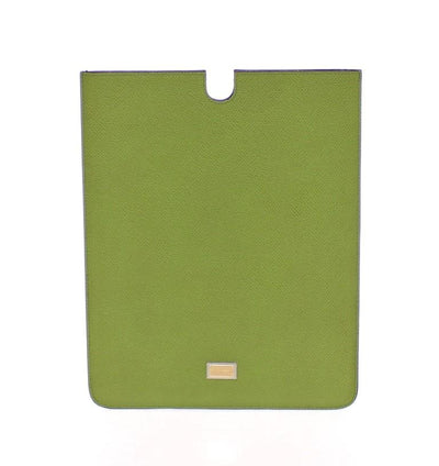 Green Leather iPAD Tablet eBook Cover