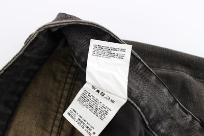 Gray Wash Regular Cotton Denim Jeans