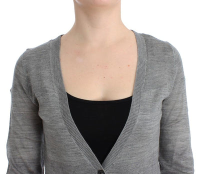 Gray lightweight cardigan