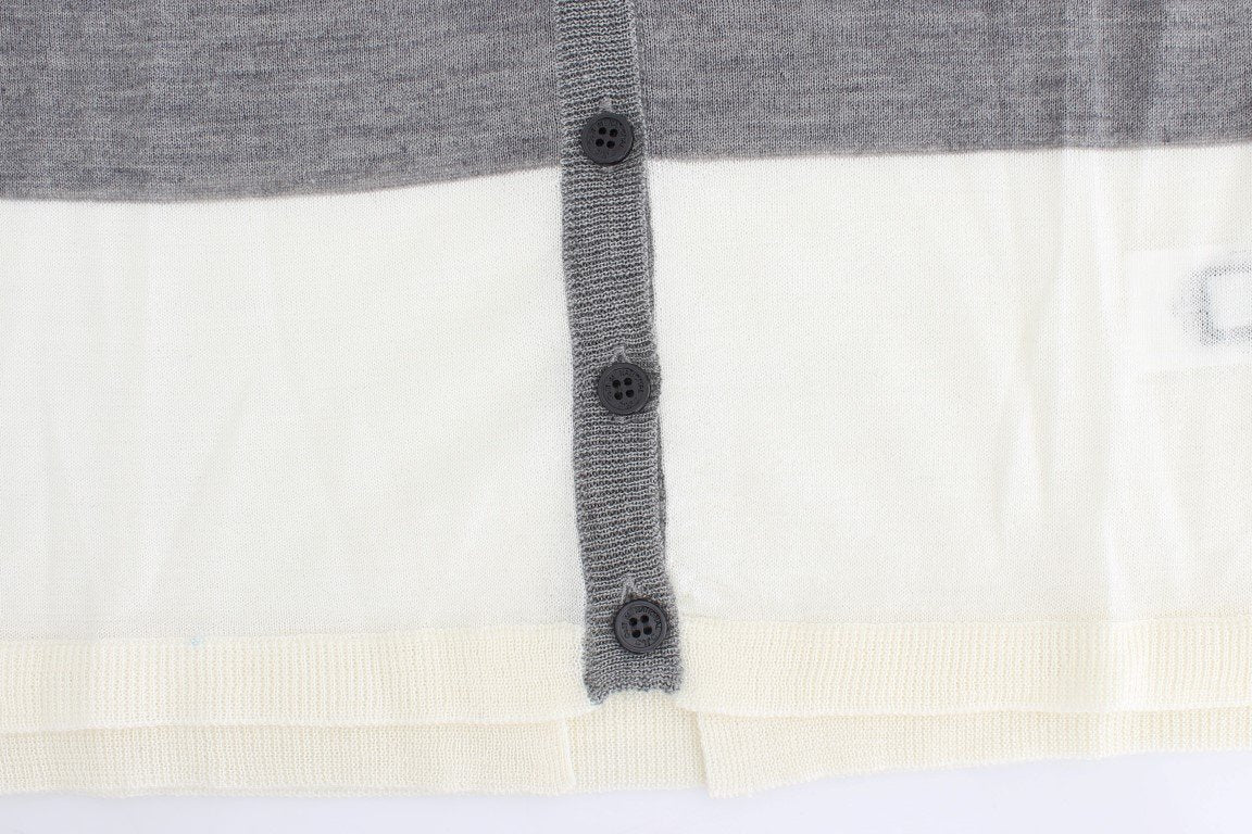 Gray lightweight cardigan