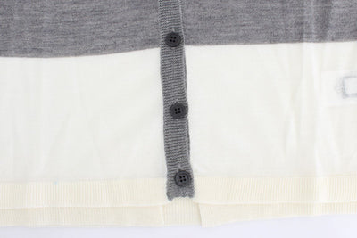 Gray lightweight cardigan