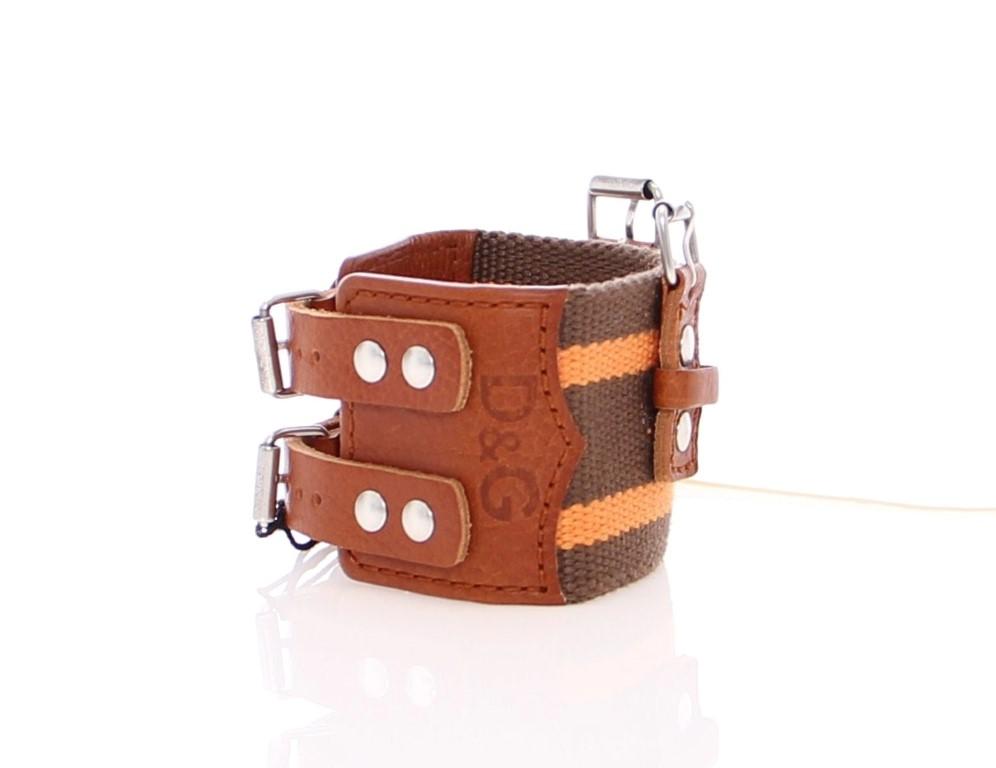 Brown Leather Strap Bracelet
