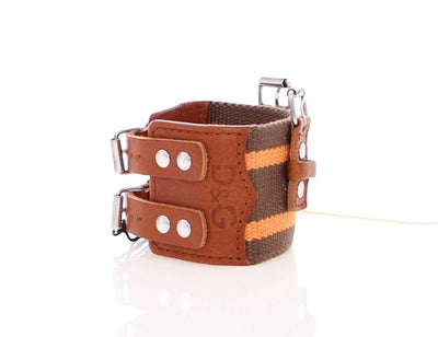 Brown Leather Strap Bracelet