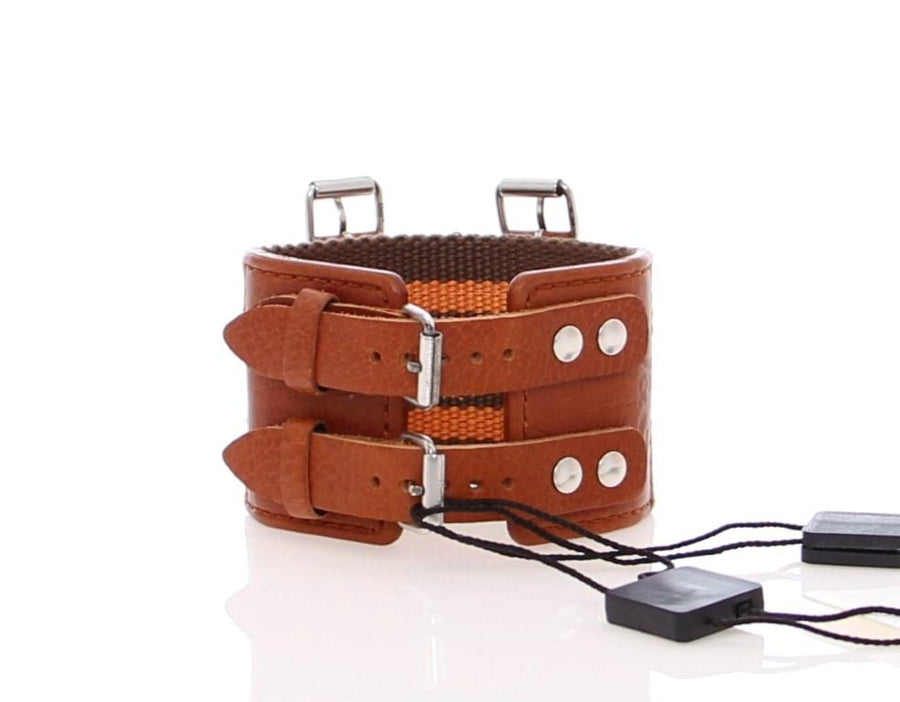 Brown Leather Strap Bracelet
