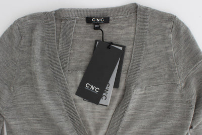 Gray lightweight cardigan