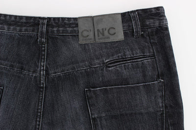 Blue Wash Regular Fit Cotton Jeans