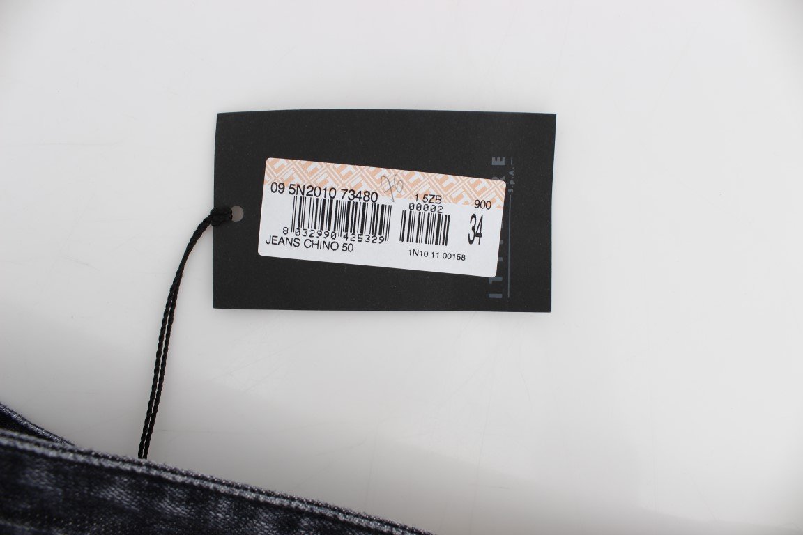 Blue Wash Regular Fit Cotton Jeans