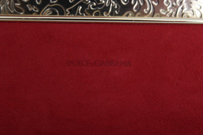 Gold Roses Crystal Clutch Bag