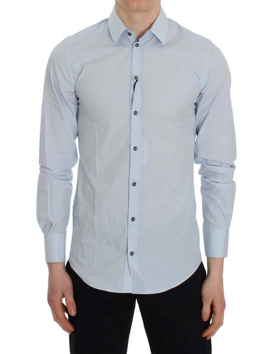 Blue Cotton GOLD Slim Fit Dress Shirt