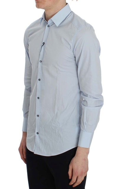 Blue Cotton GOLD Slim Fit Dress Shirt