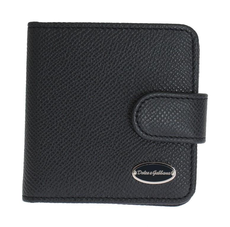 Blue Dauphine Leather Condom Case Holder