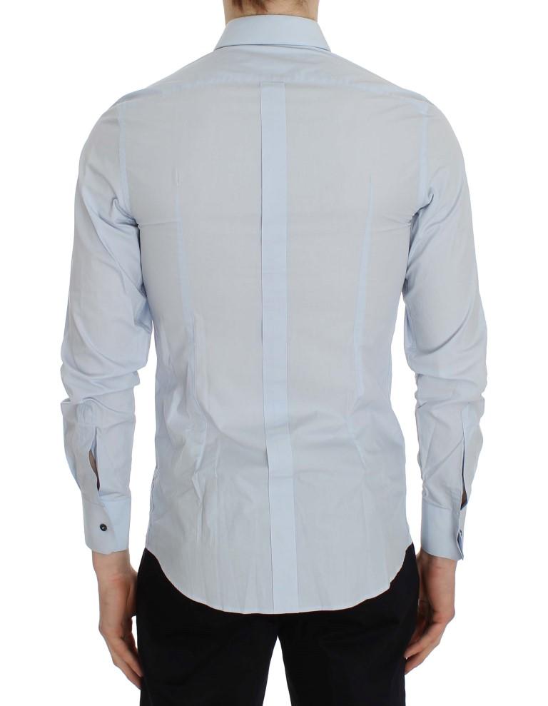Blue Cotton GOLD Slim Fit Dress Shirt