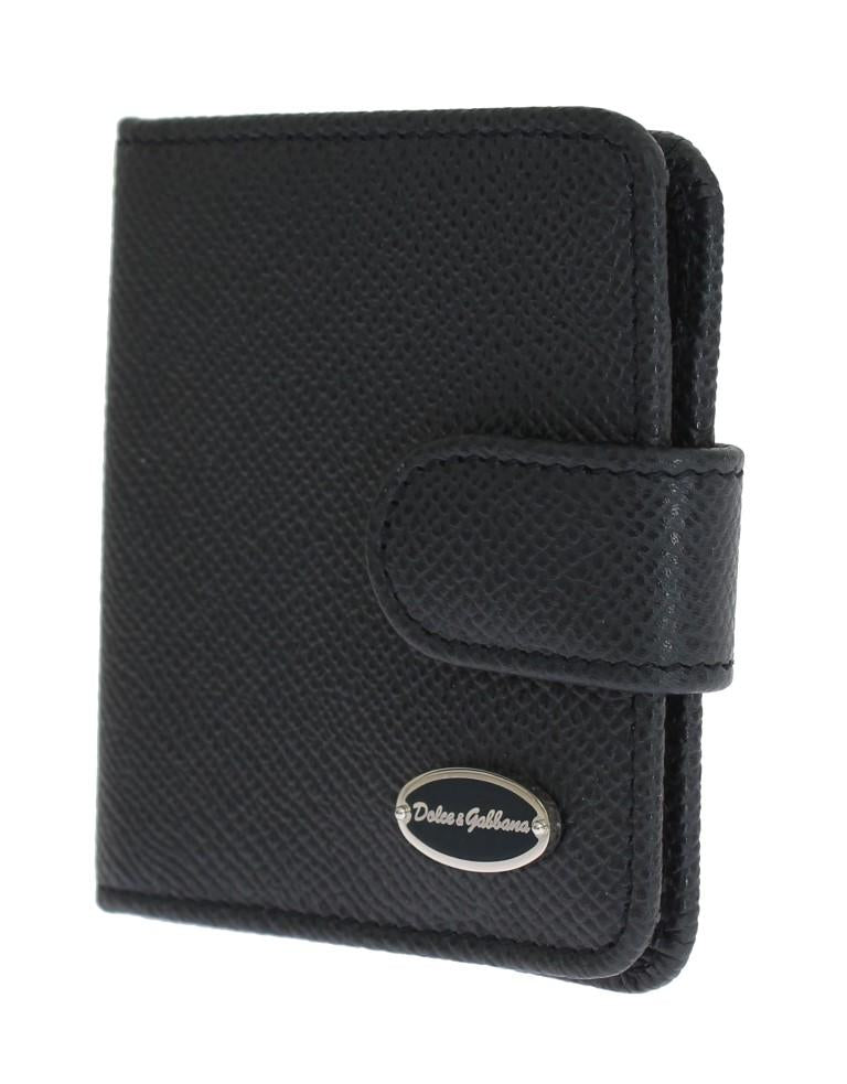 Blue Dauphine Leather Condom Case Holder