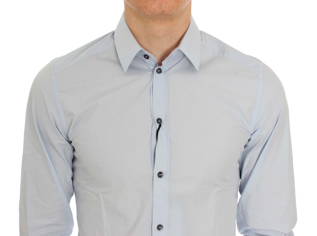 Blue Cotton GOLD Slim Fit Dress Shirt