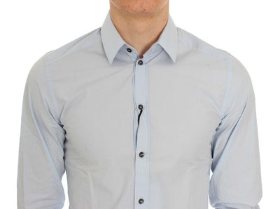 Blue Cotton GOLD Slim Fit Dress Shirt