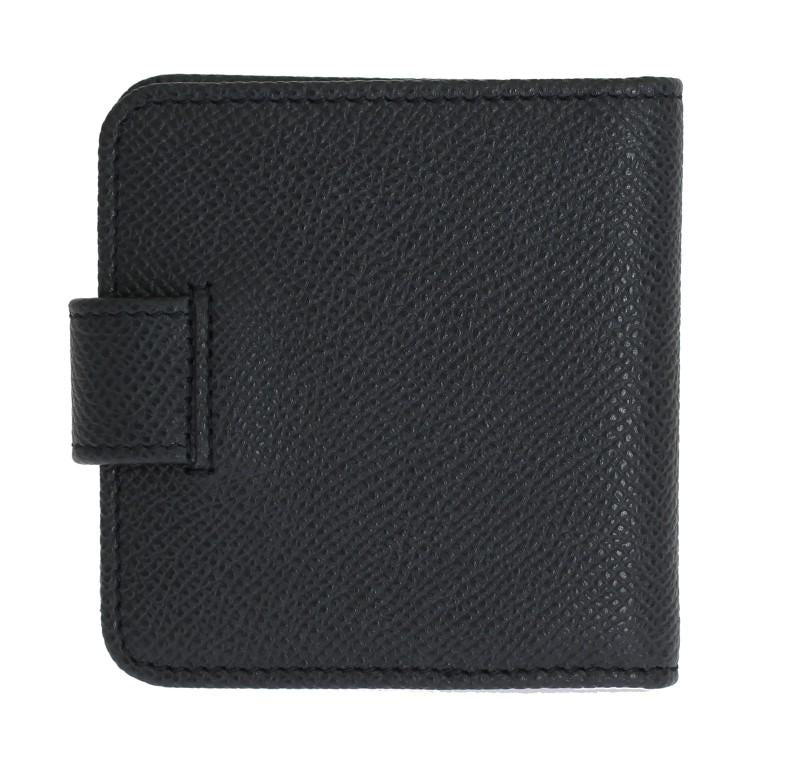 Blue Dauphine Leather Condom Case Holder