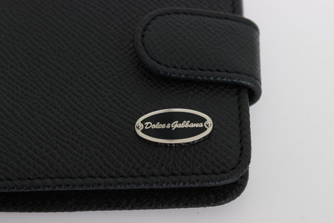 Blue Dauphine Leather Condom Case Holder