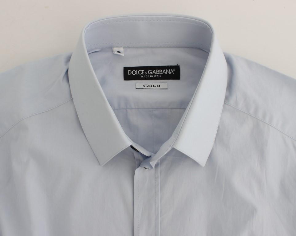 Blue Cotton GOLD Slim Fit Dress Shirt