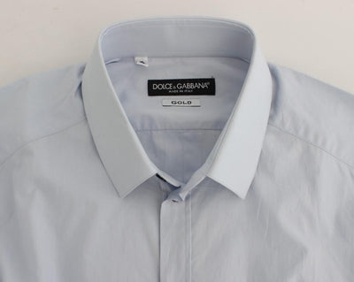 Blue Cotton GOLD Slim Fit Dress Shirt
