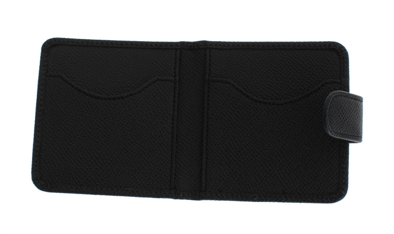 Blue Dauphine Leather Condom Case Holder