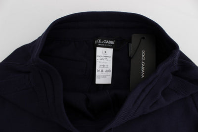 Blue Silk Mens Casual Training Sport Pants