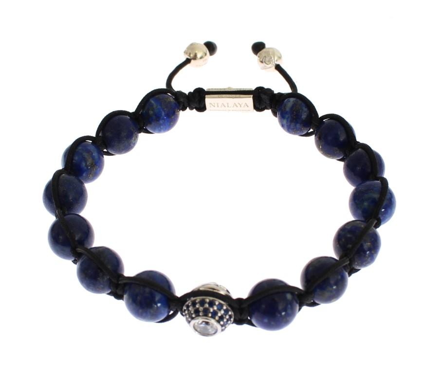 Blue CZ Coral Sterling 925 Silver Bracelet
