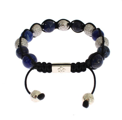 Blue CZ Coral Sterling 925 Silver Bracelet
