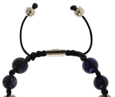 Blue CZ Coral Sterling 925 Silver Bracelet