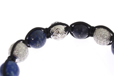 Blue CZ Coral Sterling 925 Silver Bracelet