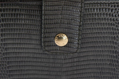 Green Leather Clutch Continental Wallet