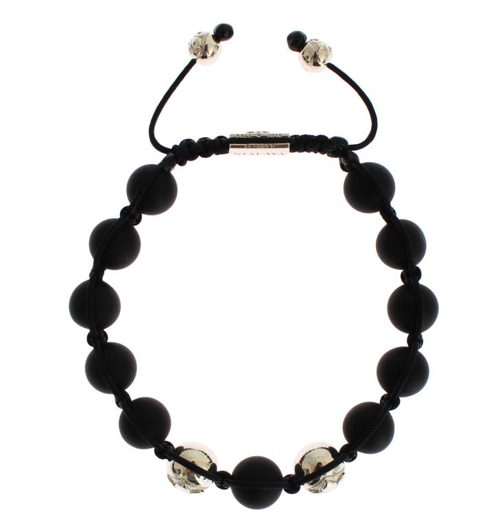 Matte Onyx Sterling 925 Silver Bracelet