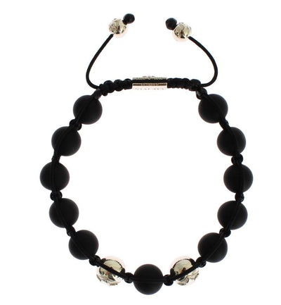 Matte Onyx Sterling 925 Silver Bracelet