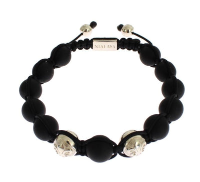 Matte Onyx Sterling 925 Silver Bracelet