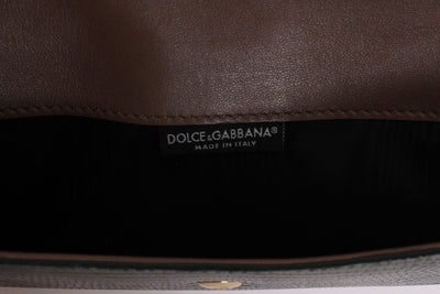 Green Leather Clutch Continental Wallet