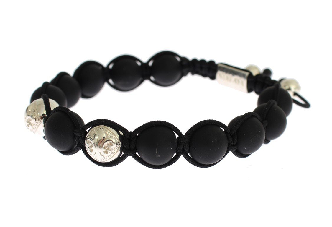 Matte Onyx Sterling 925 Silver Bracelet