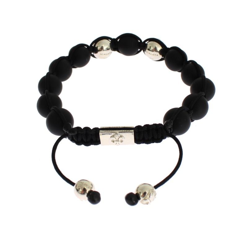 Matte Onyx Sterling 925 Silver Bracelet