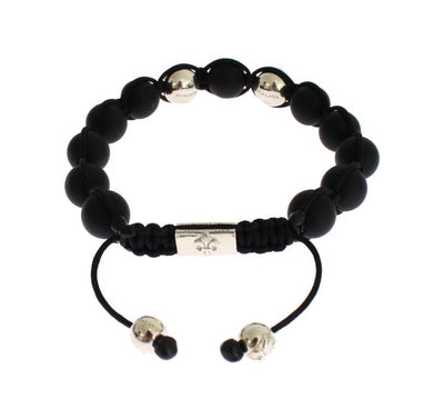 Matte Onyx Sterling 925 Silver Bracelet
