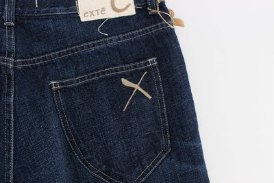 Blue Cotton Regular Fit Jeans