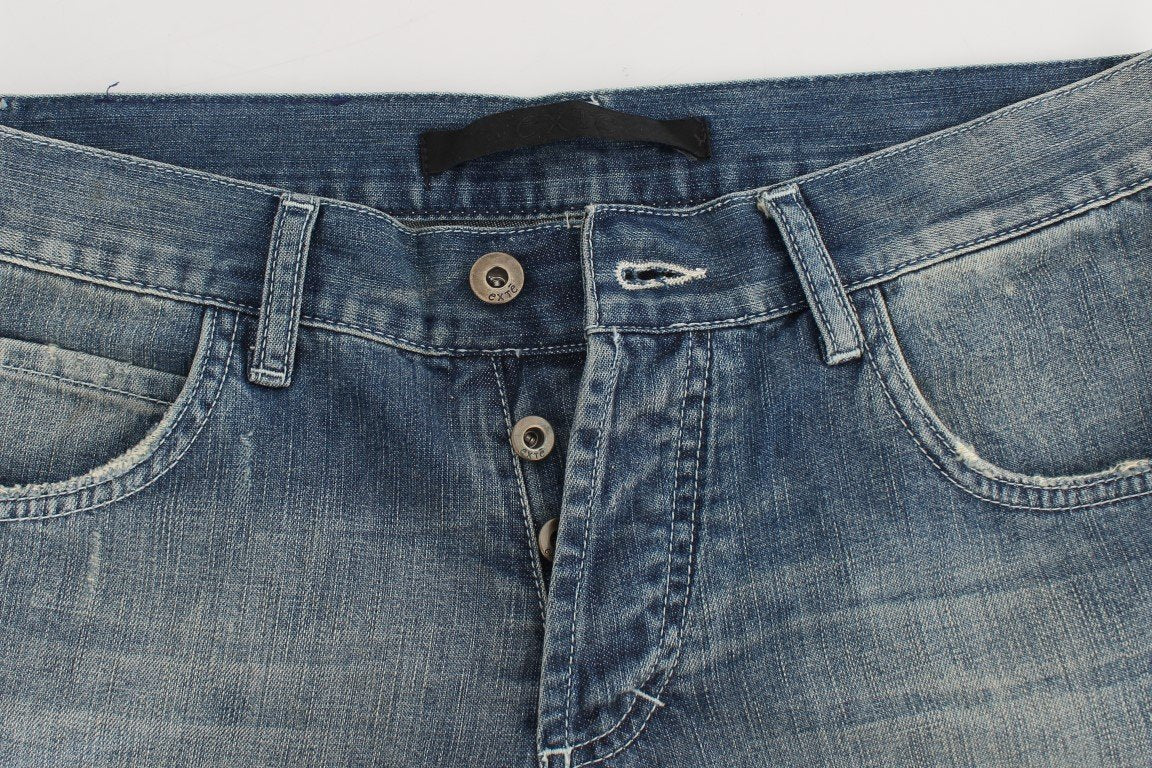 Blue Wash Cotton Regular Fit Jeans