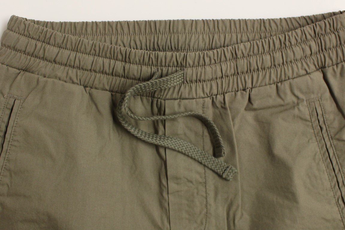 Gray Regular Fit Cotton Pants