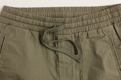 Gray Regular Fit Cotton Pants