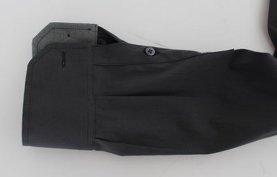 Gray Business Fit Dress Formal Shirt