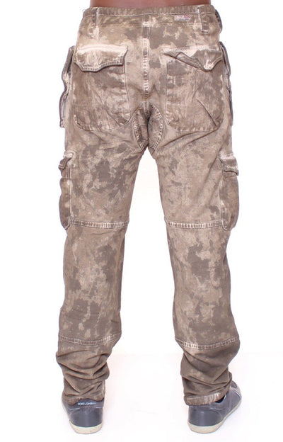 Gray Wash Regular Fit Pants