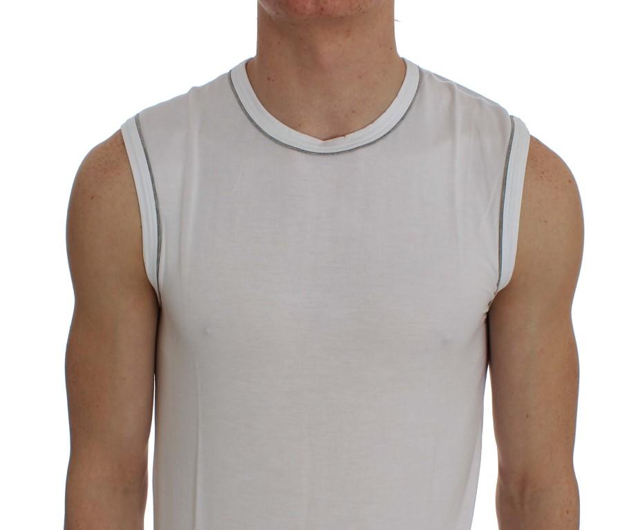 White Modal Stretch Underwear T-shirt