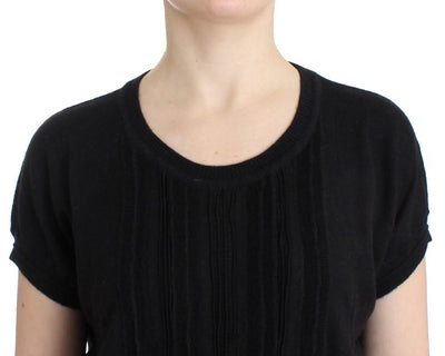 Black short sleeved jumper